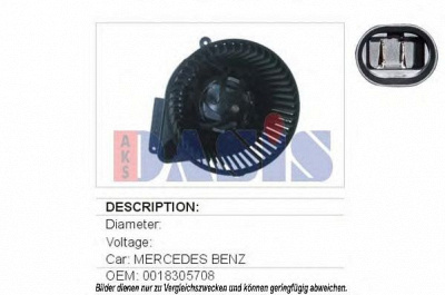 AKS DASIS 730054n -  Вентилятор салона